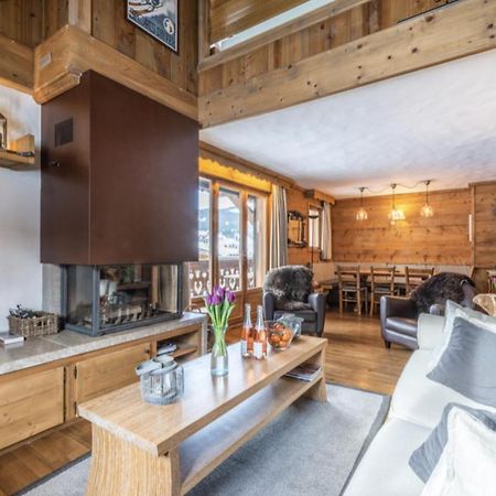 Le Cerf Du Bois - Luxury Duplex Apartment In Megeve Exterior photo