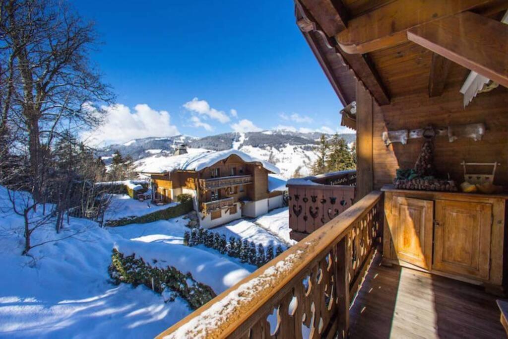 Le Cerf Du Bois - Luxury Duplex Apartment In Megeve Exterior photo