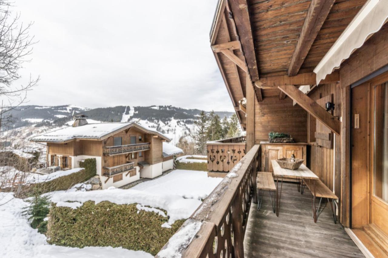 Le Cerf Du Bois - Luxury Duplex Apartment In Megeve Exterior photo